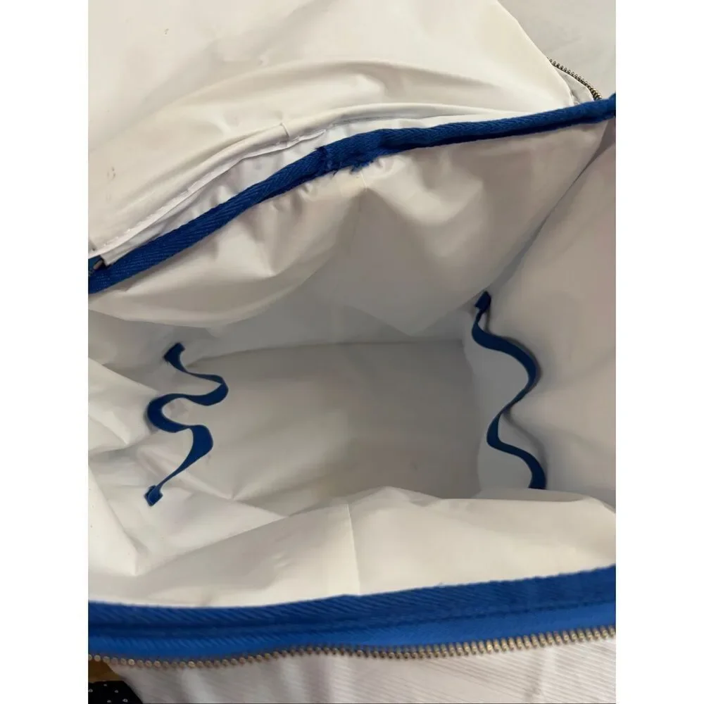 Lilly Pulitzer Cooler Insulated Picnic Wine Carrier Shoulder Bag Aqua